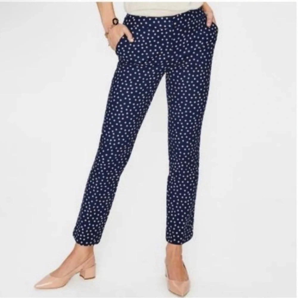Boden Pants Women's Size 12R Navy Blue Polka Dot
Crop Ankle - Picture 1 of 7